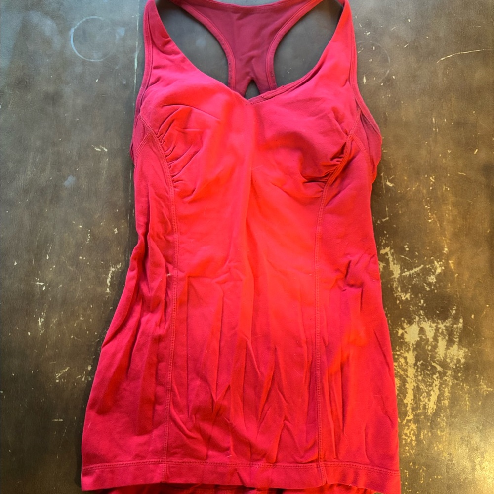 Lululemon Red Tank Top- Size 6
